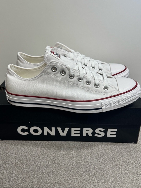 Converse Other - Converse Chuck Taylor All Star Ox Optic White Size 8.5 Men/ 10.5 Women